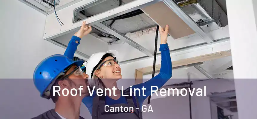 Roof Vent Lint Removal Canton - GA